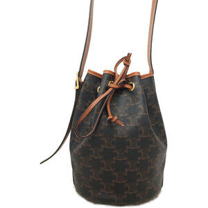 Celine Triomphe Drawstring Bag Shoulder